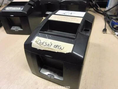 STAR TSP650 Thermal Receipt Ticket POS LAN Printer Drucker Black DOESN'T OPEN  - Bild 1 von 2