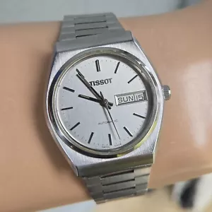 Vintage TISSOT Seastar men's automatic watch ETA 2836-2 25Jewels swiss 1980s - Picture 1 of 21
