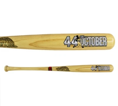 Murciélago rubio arte Mr. October 44 Cooperstown Reggie Jackson sin firmar Foto 1 de 3