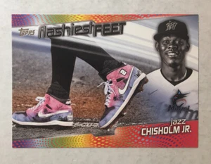 2022 Topps Jazz Chisholm Jr. Flashiest Feet Insert - Picture 1 of 2