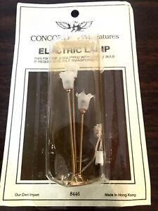 Concord Miniatures  Electric Lamp 8446 NEW