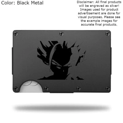 Cartera personalizada "SUPER SAIYAN GOHAN" grabada con láser - Elige un color de billetera Foto 1 de 4