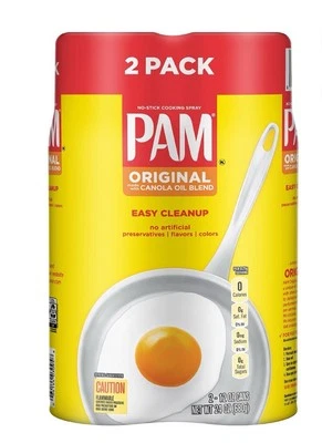Pam Original Non-Stick Cooking Spray 12 Ounce (Pack of 2) - Image 1 of 3