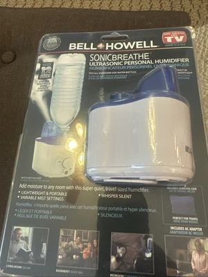 Bell and Howell Sonic Breathe Ultrasonic Personal Humidifier PORTABLE SILENT - Image 1 of 2