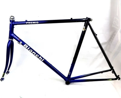BIANCHI PREMIO ROAD BIKE FRAMESET Steel Frame Purple 58cm 1997 - Image 1 of 4