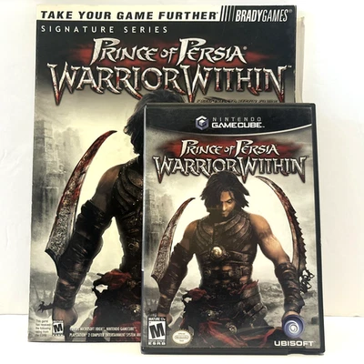 Prince of Persia: Warrior Within (Nintendo GameCube, 2004) CIB w Strategy Guide Foto 1 de 4
