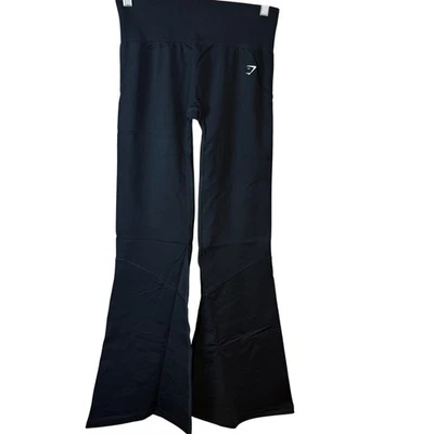 Gymshark Everyday Seamless Flared Legging Black Size M Body Fit - Image 1 of 4