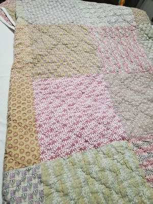 Edredón The Company Store King Patchwork 104”x92” 100 % ALGODÓN Foto 1 de 4