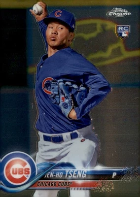 2018 Topps Chrome #101 Jen-Ho Tseng RC Chicago Cubs - Image 1 of 2