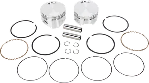 Juegos de pistones forjados de ciclo S&S para motores S&S + 0,020"" diámetro: 4', 96" Evo 92-1412 - Imagen 1 de 1