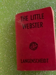 1957 The Little Webster Langenscheidt L-75 Red & small 1.5:x 2" miniature - Picture 1 of 6