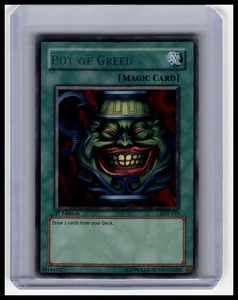 1st Edition The Legend of Blue Eyes White Dragon #LOB-119 Pot of Greed - Bild 1 von 2