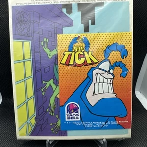 New Old Stock - The Tick Static Window Clings Taco Bell 1995 Fox Kids Sealed - Bild 1 von 4