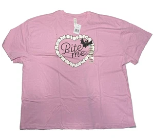 Bite Me Halloween T-Shirt Adult Large - Picture 1 of 3