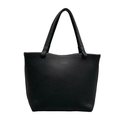 Auténtico Bolso de Mano THE ROW Park Pequeño W1199 l129 Cuero de Becerro Grano Negro - Bolso de Mano Foto 1 de 4
