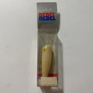 Vintage 1984 Rebel Pop R P7000 Lure 1984 Bone White New NIP - Picture 1 of 9