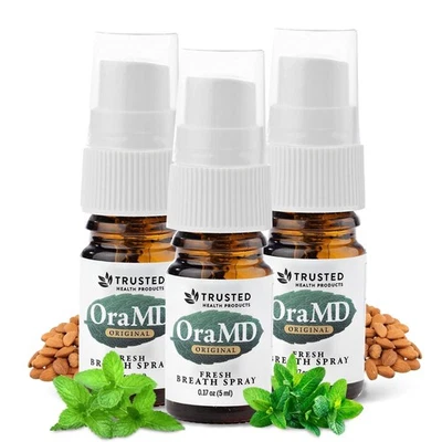 OraMD Fresh Breath Spray for Gum Health - 3-Pack, Bad Breath Treatment, Perio... - Image 1 of 4