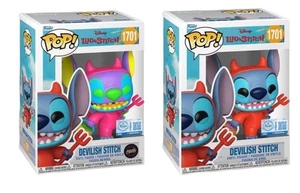 Lilo & Stitch Devilish Stitch Funko Pop! Vinyl CHASE & COMMON SET PREORDER - Bild 1 von 4