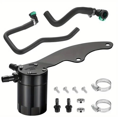 Ford Mustang GT Baffled Oil Catch Can, PCV Side, 2011-2014 - Image 1 of 4