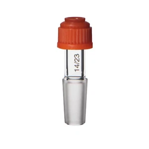 Glass Thermometer adapters,14/23 Ground Joint,Plastic screw,Glass labware - Picture 1 of 4