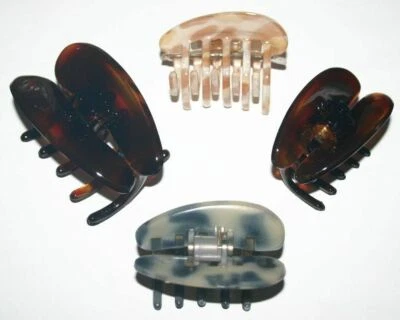 Clip de mandíbula garra de pelo para niñas mariposa insecto ala de ángel divertido novedad nuevo hecho en Francia Foto 1 de 3