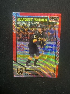 20-21 UD O-Pee-Chee Platinum Marquee Rookie Red Surge 176 Dylan Coghlan - Image 1 of 2