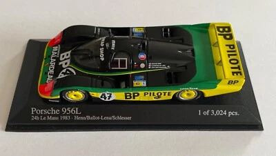 1/43 MINICHAMPS PORSCHE 956L LE MANS 1983 HENN/BALLOT-LENA/SCHLESSER BP PILOTO Foto 1 de 4