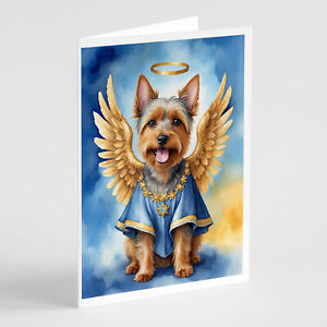 Australian Terrier My Angel Greeting Cards Envelopes Pack of 8 Dac6936Gca7P