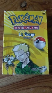 Pokemon Lt. Shurge Theme Deck Scatola - Zdjęcie 1 z 4