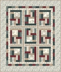 Warm Winter Wishes Quilt Kit & Backing by Holly Taylor for Moda 62 x 74 Inches - Picture 1 of 3