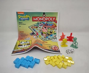 Bob Esponja Pantalones Cuadrados Monopoly 2014 Hasbro Reglas Instrucciones Juego Piezas Piezas - Imagen 1 de 4