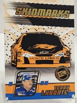 2002 Press Pass 🛞 TERRY LABONTE Skidmarks RACE USED TIRE ENHANCED! 👀🛞🛞 - Image 1 of 4