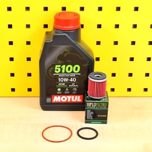 Filtro de Aceite + Juntas + Motul 5100 10w40 Para: Yamaha Yzf-R 125 / Wr 125 X / - Imagen 1 de 1