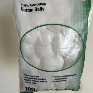 Assured Cotton Balls, 100-ct. Bags***100% PURE COTTON USA Seller***  - Picture 1 of 5