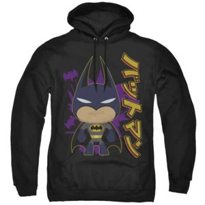 BATMAN CUTE KANJI Licensed Adult Hooded and Crewneck Sweatshirt SM-5XL - Picture 1 of 5