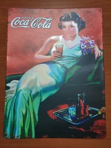 Targa Pubblicitaria Coca-Cola - Foto 1 di 2