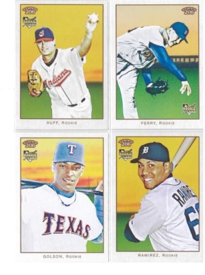 GREG GOLSON RYAN PERRY WILKIN RAMIREZ DAVID HUFF 4pc TOPPS & TOPPS 2009 T-206  - Imagem 1 de 2