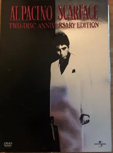 Al Pacino Scarface Two Disc Anniversary Edition Full Screen DVD Set w/Slipcover - Picture 1 of 4