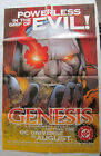 Large Genesis Dc Comics Promo Poster 22"X34" New Gods Darkseid 2000 Ennis