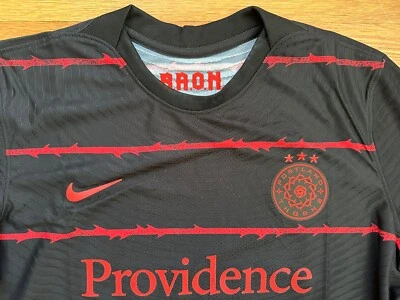 Camiseta Nike Portland Thorns para mujer S 2022 Home negra Dri-FIT ADV PRECIO DE VENTA SUGERIDO POR EL FABRICANTE $165 NUEVA Foto 1 de 4