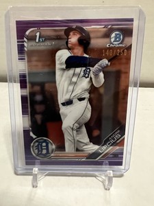 2019 Bowman Draft Andre Lipcius /250 Purple Chrome 1st