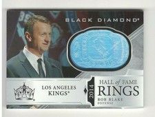 Rob Blake 2019-20 Upper Deck Black Diamond - Hall of Fame Rings 2014 #HR-RB