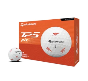 (3) TaylorMade TP5 Pix ARSENAL Golf Balls - SLEEVE - 3 BALLS TOTAL - Picture 1 of 2
