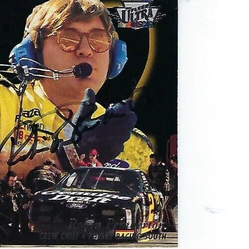 ROBIN PEMBERTON SIGNED 1996 FLEER ULTRA RACING #20 - NASCAR - Image 1 of 1