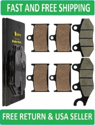 Pastillas de freno delanteras y traseras Caltric para Triumph Tiger Explorer 2012-2017 Foto 1 de 4