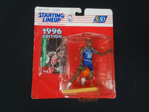 Jamal Mashburn Dallas Mavericks NBA 1996 Starting Lineup Action Figure Cover