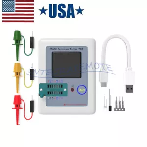 LCR-TC1 Transistor Tester TFT Diode Triode Capacitance Meter LCR ESRMOSFET US - Picture 1 of 8