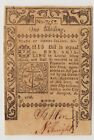 Excellent Au/Cu 1786 Rhode Island Colonial Currency 1 Shilling