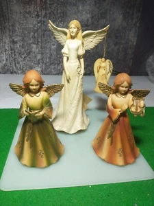 Vintage Angels Lot Plastic Tree Toppers Ornaments Russ More - Imagen 1 de 14