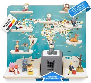 Shelf for Clay Box Tonies Figures Music Box Wall Shelf Standing Shelf Magnetic - Picture 1 of 9
